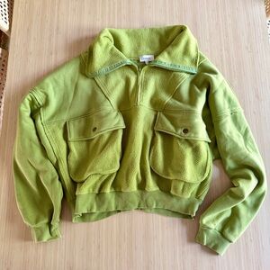 Bohme Green Zip-Up Sweatshirt